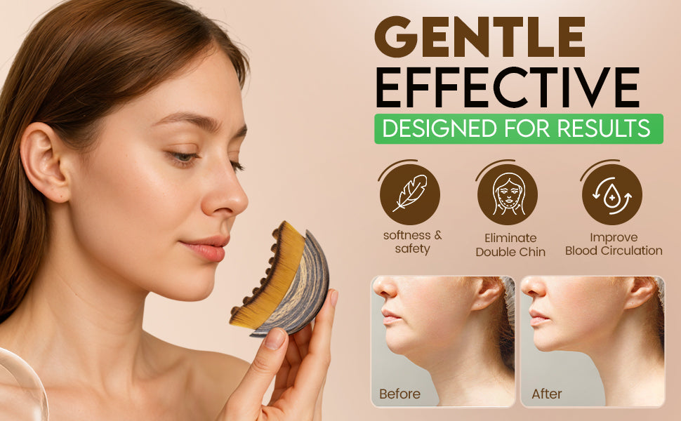 Lymphatic Contour Massage Facial Brush