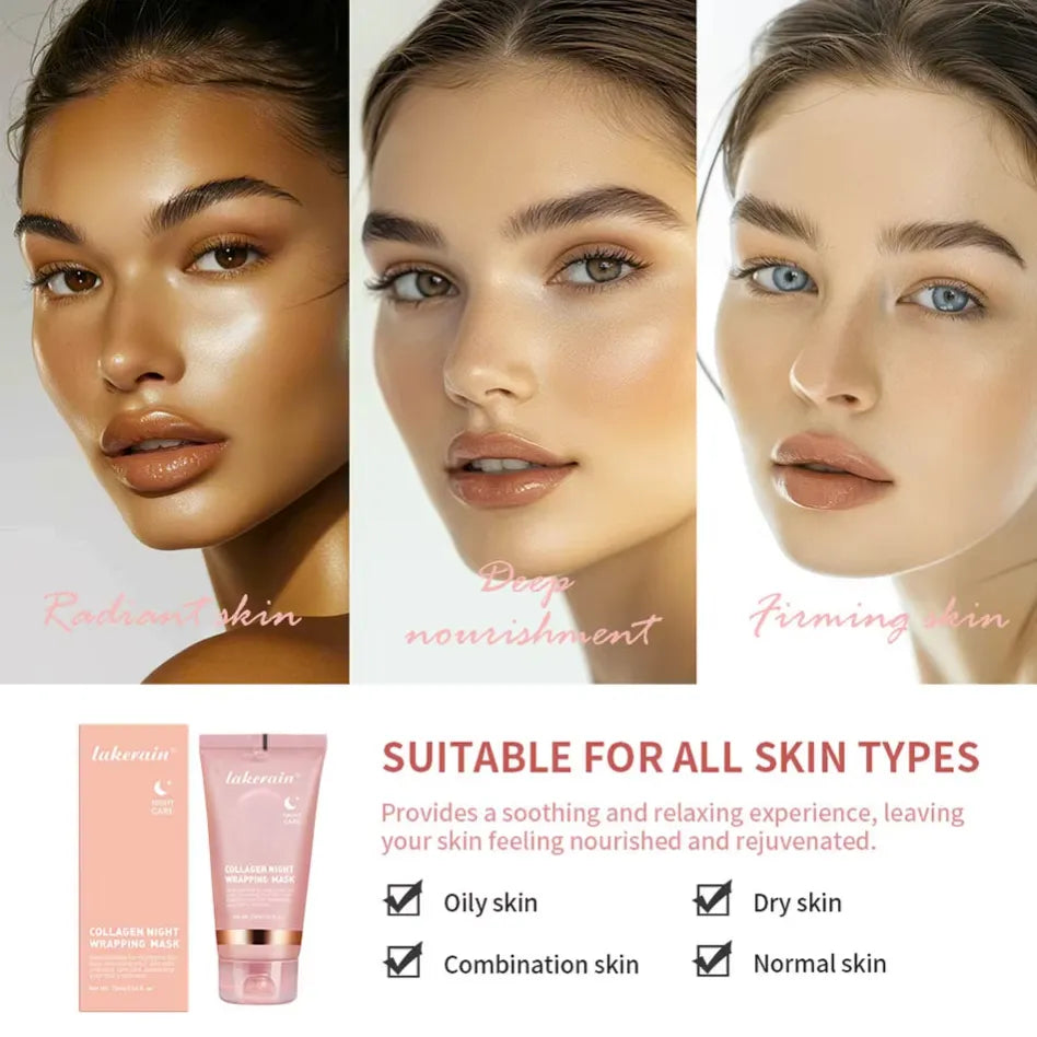 Collagen Night Cream & Hydrating Facial Mask